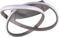 REALITY LEUCHTEN LED Deckenleuchte "Mira", wei&szlig; (nickelfarben, wei&szlig;), 1, &Oslash; 45cm H: