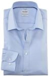 Businesshemd OLYMP "Level Five body fit", Herren, Gr. 38, N-Gr, blau (ozon), Web,