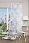 Vorhang HOME WOHNIDEEN "RAWLINS" Gr. 3, grau, B:140cm H:225cm, Microfaser, Polyester,