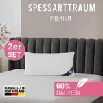 G&auml;nsedaunenkopfkissen SPESSARTTRAUM "Premium, Kopfkissen 1-tlg. oder 2-tlg. 40x80