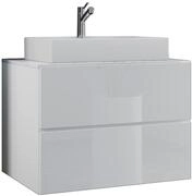 Waschtisch VCM "2-tlg. Waschplatz Waschtisch Lendas S Schublade", wei&szlig;, B:80cm