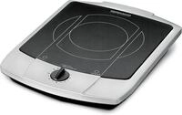 ROMMELSBACHER Elektro-Kochfeld "CT 2200/E", silberfarben, B:30,5cm H:7,5cm T:41cm,