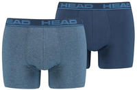 Boxershorts HEAD "Boxershort Basic Boxer 2P 2er Pack", Kinder, Gr. L, blau (blau