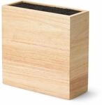 Messerblock CONTINENTA, beige (natur), B:9cm H:21,5cm L:22cm, Messerbl&ouml;cke,