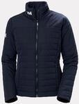 Steppjacke HELLY HANSEN "W CREW INSULATOR JACKET 2.0", Damen, Gr. XS, blau (navy),