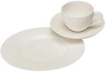 Geschirr-Set "Kaffee Set Basic White 18er Set wei&szlig;", wei&szlig;, 18 tlg., Porzellan, VIVO