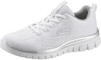 Sneaker SKECHERS "Graceful - Get Connected", M&auml;dchen, Gr. 41, wei&szlig;, Textil, Schuhe