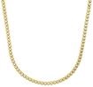 Panzerkette S.OLIVER "5,0 mm breit", gold (gelbgoldfarben), Halsketten, Herren,