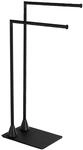 Handtuchst&auml;nder WENKO "Hella", schwarz, B:43,5cm H:78,5cm T:20cm, Stahl,