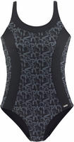 Badeanzug VENICE BEACH "Karibik", Damen, Gr. 36, N-Gr, schwarz (schwarz, bedruckt),