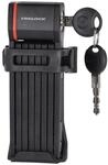 Faltschloss TRELOCK "Faltschloss FS 280 Two.Go X-Move, L&auml;nge 80cm", schwarz,