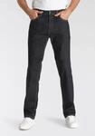 Straight-Jeans LEVI'S "505", Herren, Gr. 29, L&auml;nge 32, schwarz (schwarz rinse),