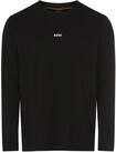 Langarmshirt BOSS ORANGE "TChark", Herren, Gr. M, schwarz, Web, Obermaterial: 96%