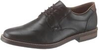 Schn&uuml;rschuh RIEKER, Herren, Gr. 40, schwarz, Lederimitat, Schuhe Schn&uuml;rschuh, mit