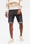 Shorts G-STAR "3301 Slim 1/2", Herren, Gr. 34, N-Gr, grau, Denim/Jeans,...