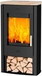 Kaminofen FIREPLACE "&raquo;Tuvalu Sandstein Top&laquo;", schwarz, Kamin&ouml;fen, Kaminofen