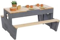 Garten-Kindersitzgruppe MUDDY BUDDY "Creator", beige (natur, wolkengrau),
