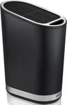 Messerblock GEFU "Smartline", silber (schwarz, silberfarben), B:12cm H:25,5cm L:20cm,