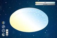 BRILONER LEUCHTEN LED Deckenleuchte "Star", wei&szlig; (wei&szlig;, neutral), Leuchten, LED