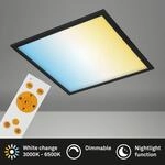 BRILONER LEUCHTEN LED Panel "Ultraflaches CCT LED Panel", schwarz-wei&szlig; (wei&szlig;
