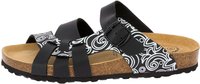 Pantolette LICO "Pantolette Bioline Lady Soft", Damen, Gr. 41, schwarz-wei&szlig;