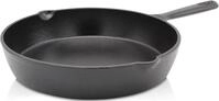 Bratpfanne KR&Uuml;GER "Einsenguss Pfanne TOLEDO", schwarz, H:5cm L:37,5cm &Oslash;:24cm,