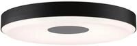 PAULMANN Deckenleuchte "Puric Pane", schwarz (schwarz, grau), 1, &Oslash; 40cm H: 7,3cm, 1