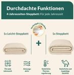 Naturhaarbettdecke FAN "Gobi, Bettdecken f&uuml;r Sommer und Winter,