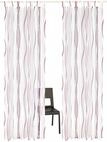 Gardine OTTO HOME "DIMONA, 2er-Set, Schlaufen, transparent, Wellen" Gr. 1, wei&szlig;