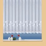 Gardine WECKBRODT "Flowers" Gr. 11, wei&szlig;, B:300cm H:160cm, Jacquard, Polyester,