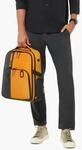 Daypack SAMSONITE "BIZ2GO", Gr. B/H/T: 33cm x 44cm x 20cm, orange (gelb), Polyester,