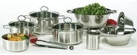 Topf-Set KR&Uuml;GER "Manhattan", silber (edelstahlfarben), T&ouml;pfe, Topf-Set, f&uuml;r