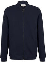 Sweatjacke TOM TAILOR DENIM, Herren, Gr. S, blau (navy), Sweatware,...