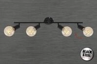 BRILONER LEUCHTEN LED Deckenleuchte "PEARL", schwarz (wei&szlig;, neutral), Leuchten, LED
