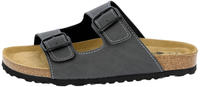 Pantolette LICO "Pantolette Bioline Man Soft", Damen, Gr. 41, grau, Synthetik, Schuhe