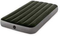 Luftbett INTEX "Dura-Beam DOWNY Airbed" Gr. 99, grau (grau, gr&uuml;n), Luftbetten,