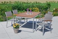 Garten-Essgruppe MERXX "Naxos", beige (natur), Obermaterial: 100% Polyester,