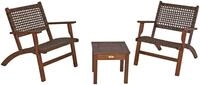Balkonset GARDEN PLEASURE "Sonora", braun (dunkelbraun, dunkelbraun, dunkelbraun),