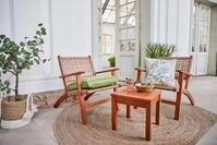 Balkonset GARDEN PLEASURE "Sonora", grau (hellgrau, hellbraun, hellgrau,...