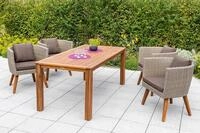 Garten-Essgruppe MERXX "Imperia", beige, Obermaterial: 100% Polyester. F&uuml;llung: 100%