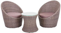 Garten-Essgruppe GARDEN PLEASURE "MARIBOR", braun (braun, braun, braun), B:250cm