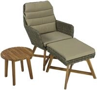 Garten-Essgruppe GARDEN PLEASURE "CALVIA", braun (anisbraun, braun, braun), B:110cm