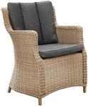 Gartensessel DESTINY "LUNA", beige (natur meliert), B:60cm H:87cm T:71cm,