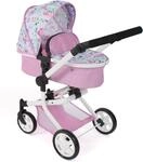 Kombi-Puppenwagen CHIC2000 "Mika", bunt (flowers rosa bunt), Puppenwagen,