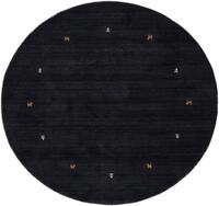 carpetfine "Gabbeh Uni, auch als L&auml;ufer und Rund erh&auml;ltlich" rund 15 mm H&ouml;he reine