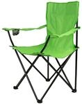 Gartenstuhl VCM "Angelstuhl Getr&auml;nkehalter Campingstuhl", gr&uuml;n, Obermaterial: 100%
