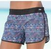 Badeshorts LASCANA, Damen, Gr. 38, N-Gr, schwarz (schwarz, bedruckt), Microfaser,