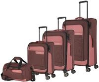 Trolleyset TRAVELITE "VIIA S/M/L und Reisetasche", Damen, rosa (fr&uuml;hlingsrose),