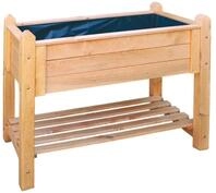 Blumenkasten PROMADINO, braun, B:114cm H:84,5cm T:60cm, Holzwerkstoff,