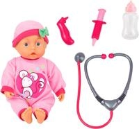 Babypuppe BAYER "Doktorpuppe", rosa (rosa, pink), Puppen, Kinder, Babypuppe, mit